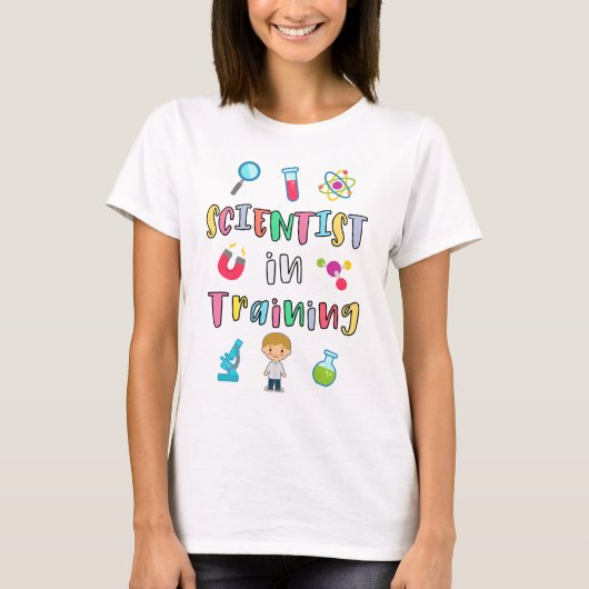 Wetenschapper in Opleiding voor Jonge Wetenschappe T-shirt (Voorkant)