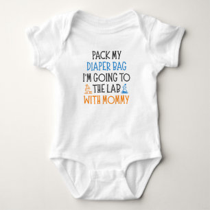 Wetenschapper Moeder Grappige Wetenschap Baby Zegt Romper