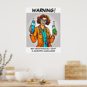 Wetenschapper Print (Keuken)