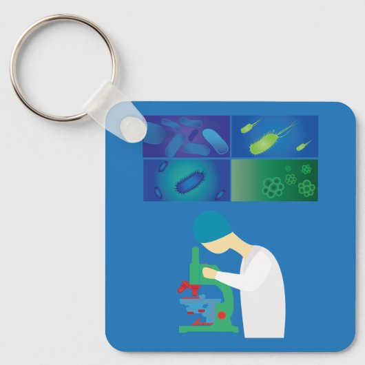 Wetenschapper Sleutelhanger (Voorkant)