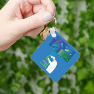 Wetenschapper Sleutelhanger