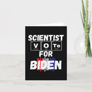 Wetenschapper stemt op Biden Kaart