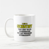 Wetenschapper...Superieure intelligentie Koffiemok (Links)