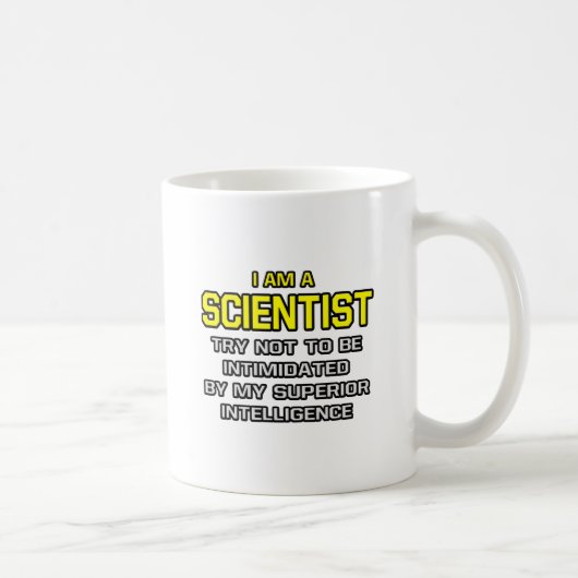 Wetenschapper...Superieure intelligentie Koffiemok (Rechts)