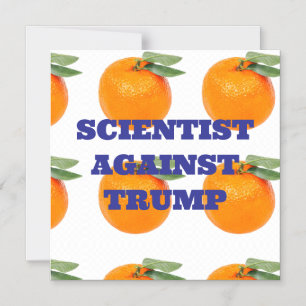 WETENSCHAPPER TEGEN TRUMP-MAGNEET MAGNETISCHE UITNODIGING