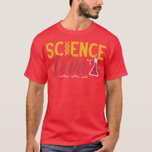 Wetenschappers biologie biologie leraar terug naar t-shirt