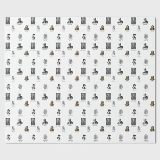 Wetenschappers Cadeaupapier (Vlak)