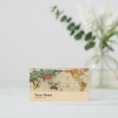 Wetenschappers Geographers Geowetenschappers Werel Visitekaartje (Staand voorkant)