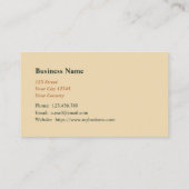 Wetenschappers Geographers Geowetenschappers Werel Visitekaartje (Achterkant)