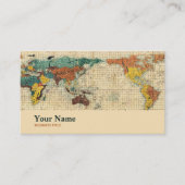 Wetenschappers Geographers Geowetenschappers Werel Visitekaartje (Voorkant)