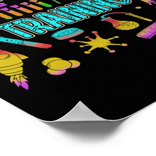 Wetenschappers in de opleiding Kinderen Poster (Hoek)