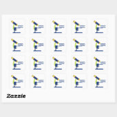 Wetenschappers in opleiding vierkante sticker (Vel)