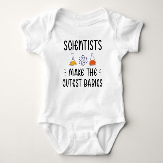 Wetenschappers maken de Schattigee baby's - Funny  Romper (Voorkant)