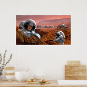 Wetenschappers op Mars Poster (Keuken)