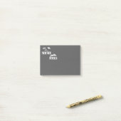 Wetenschappers Rocks Flask Beaker Stones Scientist Post-it® Notes (Op bureau)