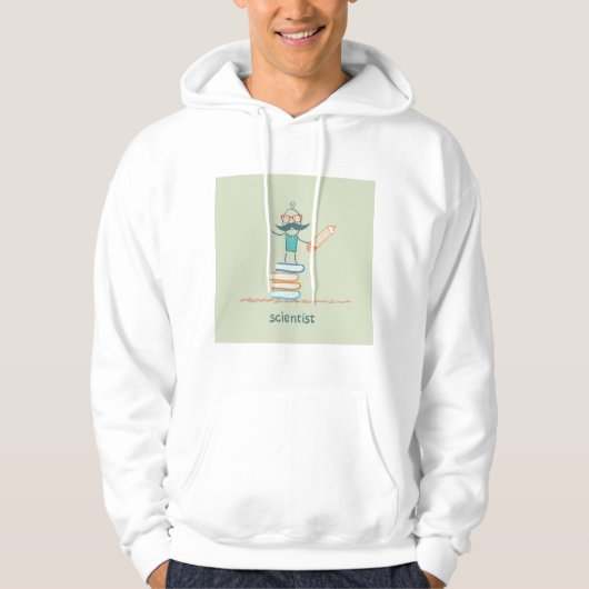 Wetenschappers staan op de boeken hoodie (Voorkant)