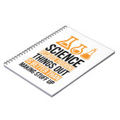 Wetenschappers van laboratoriumtechnici notitieboek (Linkerzijde)