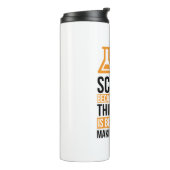 Wetenschappers van laboratoriumtechnici thermosbeker (Gedraaid links)