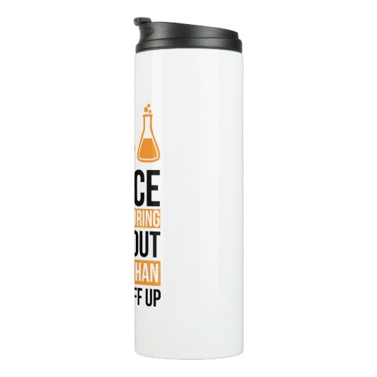 Wetenschappers van laboratoriumtechnici thermosbeker (Geroteerd rechts)