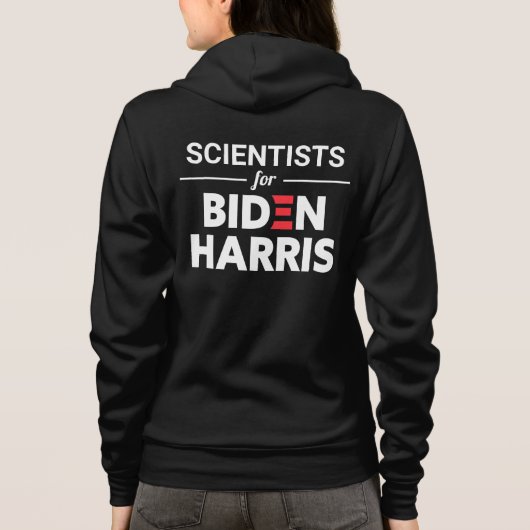 Wetenschappers voor de aangepaste tekst van Biden Hoodie (Achterkant)