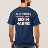 Wetenschappers voor de aangepaste tekst van Biden T-shirt (Achterkant)