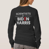 Wetenschappers voor de aangepaste tekst van Biden T-shirt (Achterkant)