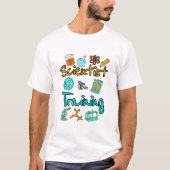 Wetenschappers voor de opleiding Lover STEM T-Shir T-shirt (Voorkant)