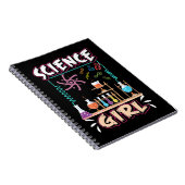 Wetenschappers voor Girl Chemistry Laboratory Scie Notitieboek (Rechterzijde)