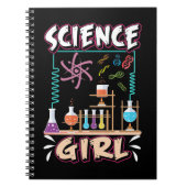 Wetenschappers voor Girl Chemistry Laboratory Scie Notitieboek (Voorkant)