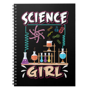 Wetenschappers voor Girl Chemistry Laboratory Scie Notitieboek