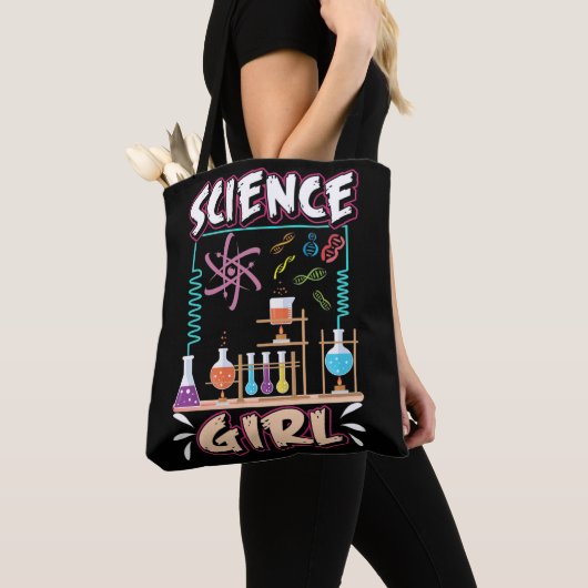 Wetenschappers voor Girl Chemistry Laboratory Scie Tote Bag (Dichtbij)