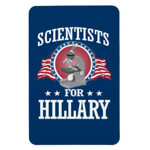 WETENSCHAPPERS VOOR HILLARY MAGNEET