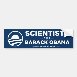 Wetenschappers voor Obama-Bumpersticker Bumpersticker