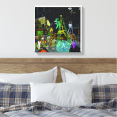 Wetenschappers zijn ontuchbaar canvas afdruk (Insitu (Slaapkamer))