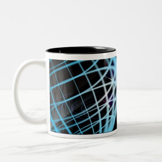 Wetenschapsafdeling Tweekleurige Koffiemok (Links)