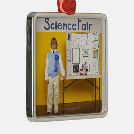 Wetenschapsbeurs Metalen Ornament (Rechts)