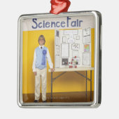 Wetenschapsbeurs Metalen Ornament (Links)