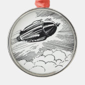  wetenschapscampagne in de wolken metalen ornament (Voorkant)