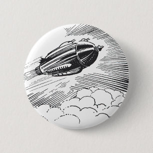  wetenschapscampagne in de wolken ronde button 5,7 cm