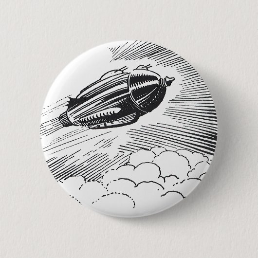  wetenschapscampagne in de wolken ronde button 5,7 cm (Voorkant)