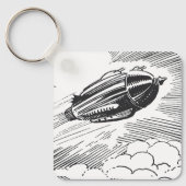  wetenschapscampagne in de wolken sleutelhanger (Voorkant)