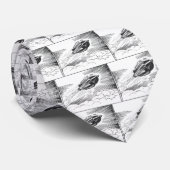 wetenschapscampagne in de wolken stropdas (Opgerold)