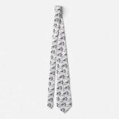 wetenschapscampagne in de wolken stropdas (Achterkant)