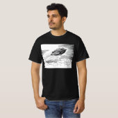  wetenschapscampagne in de wolken t-shirt (Voorkant volledig)