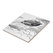  wetenschapscampagne in de wolken tegeltje (Zijkant)