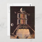 wetenschapscampagne voor het afblazen van de plan briefkaart (Voorkant / Achterkant)