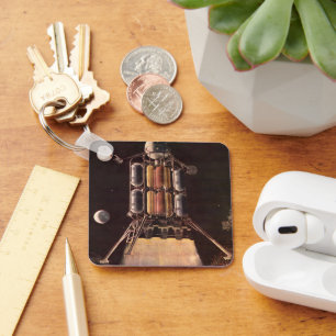 wetenschapscampagne voor het afblazen van de plan sleutelhanger