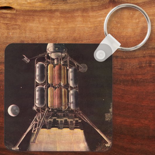  wetenschapscampagne voor het afblazen van de plan sleutelhanger (Achterkant)