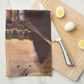 wetenschapscampagne voor het afblazen van de plan theedoek (Quarter Fold)