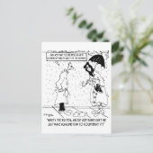 WetenschapsCartoon 7084 Briefkaart (Staand voorkant)